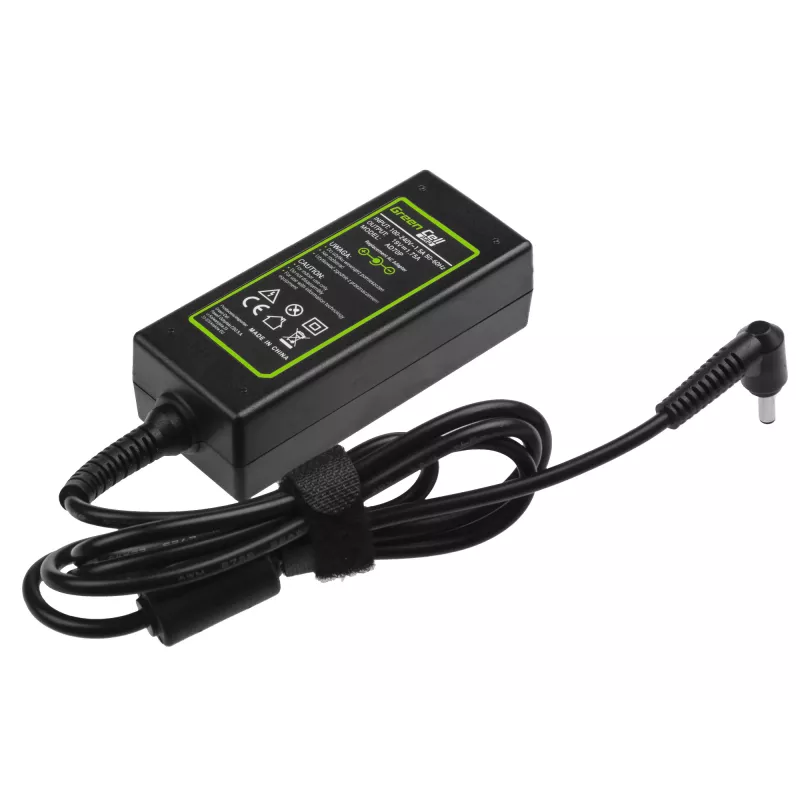 Fonte de alimentação Green Cell AD70P para portáteis ASUS, 33W, 19V 1,75A, interior, preto