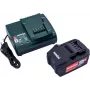 Conjunto de bateria e carregador Metabo BASIC SET 1 X 4.0 AH Lithium-Ion 4 Ah