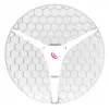 Antena de rede MikroTik LHG XL HP5 27,5 dBi 5 GHz dupla polarização, PoE, 245 mm de altura, 55 cm de diâmetro