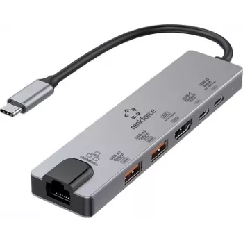 Renkforce Docking station USB-C RF-USBH-550 Compatível com docking stations de marcas Acer Apple (RF-6649662)
