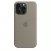 Capa de silicone com MagSafe para iPhone 15 Pro Max – clay