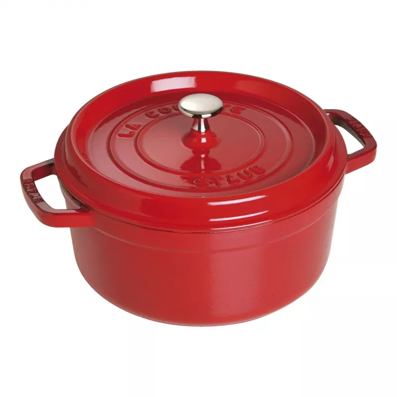 Panela individual Staub Cocotte 24 cm Cereja
