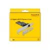 Placa de rede DeLOCK 89564 interna Ethernet 2500 Mbit/s
