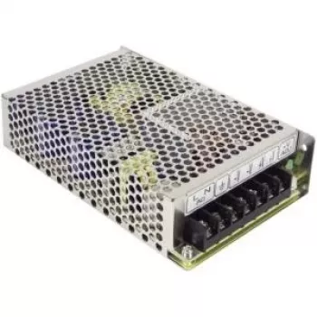 Fonte de alimentação Mean Well RS-100-24, 108 W, AC 115–230 V, metálica, 97×159×38 mm