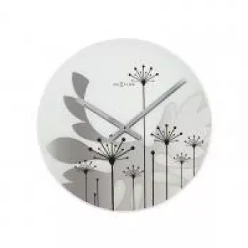 Relógio de parede NeXtime 8088 Grass, Ø43 cm, cinzento