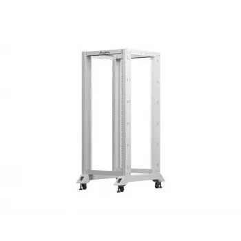 Rack aberto LANBERG 19 polegadas 27U 600x800 mm cinzento, rack de servidor open-frame 27U