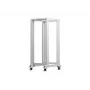 Rack aberto LANBERG 19 polegadas 27U 600x800 mm cinzento, rack de servidor open-frame 27U