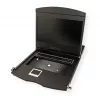VALUE 26.99.0190 Consola KVM de 19 polegadas, 8 portas, USB, disposição do Reino Unido