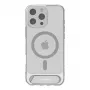 Capa de proteção transparente Torras Pstand Series para iPhone 16 Pro Max — transparente, suporte integrado