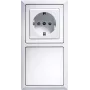 ELTAKO R2-white 5 moldura dupla branca (30000310)