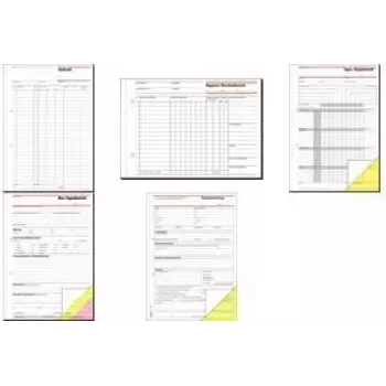 Livro de formulários de reparação Sigel SD140 A4, 50 folhas