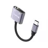 Adaptador de áudio USB-C SANDBERG PD65W 136-67 com USB-C PD passthrough