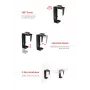 Suporte para PC MC-713 – Suporte para computador sob a secretária para arrumação