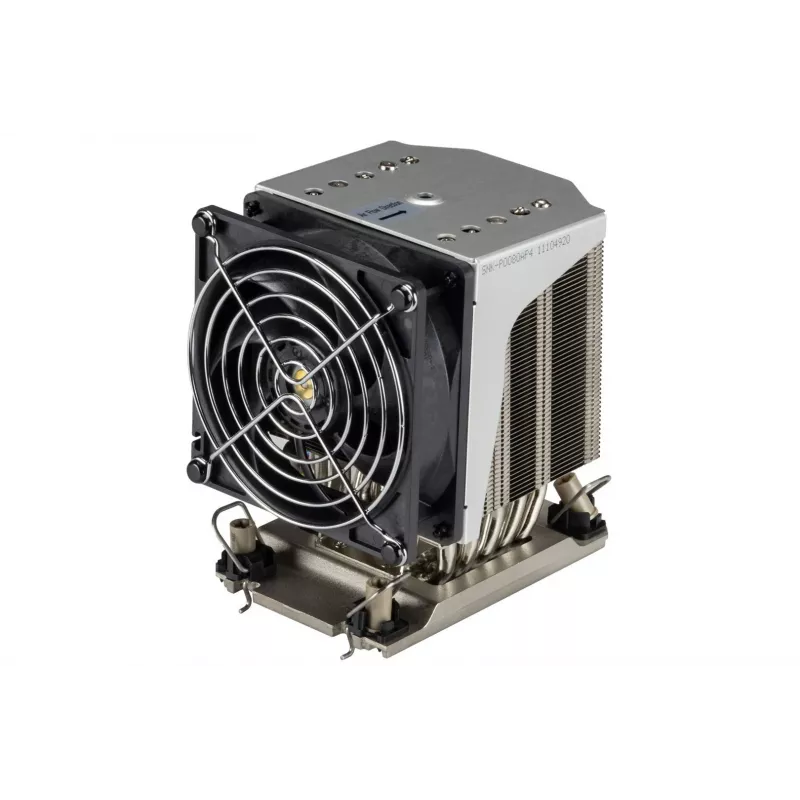 Sistema de arrefecimento para processador Supermicro SNK-P0080AP4 Ventoinha 9,2 cm Preto, Aço inoxidável
