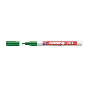 Marcador Edding 751 verde