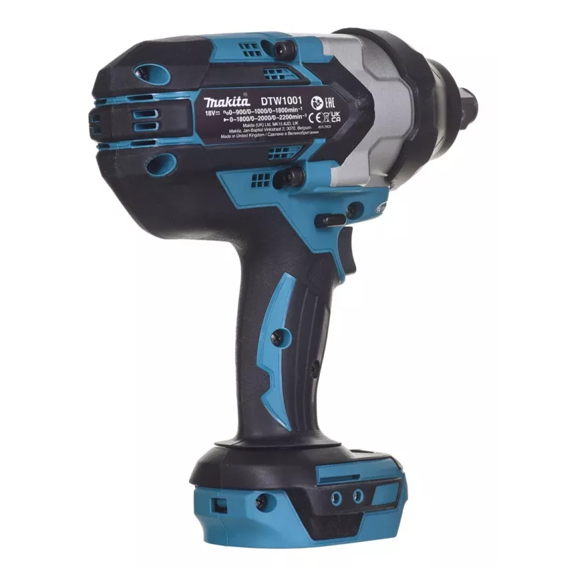 Parafusadeira de impacto Makita DTW1001Z 1800 rpm preto, azul, cinzento