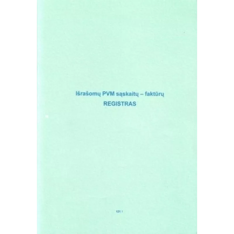 Livro de registo de faturas de venda de IVA, A4, 48 páginas (0720-061)