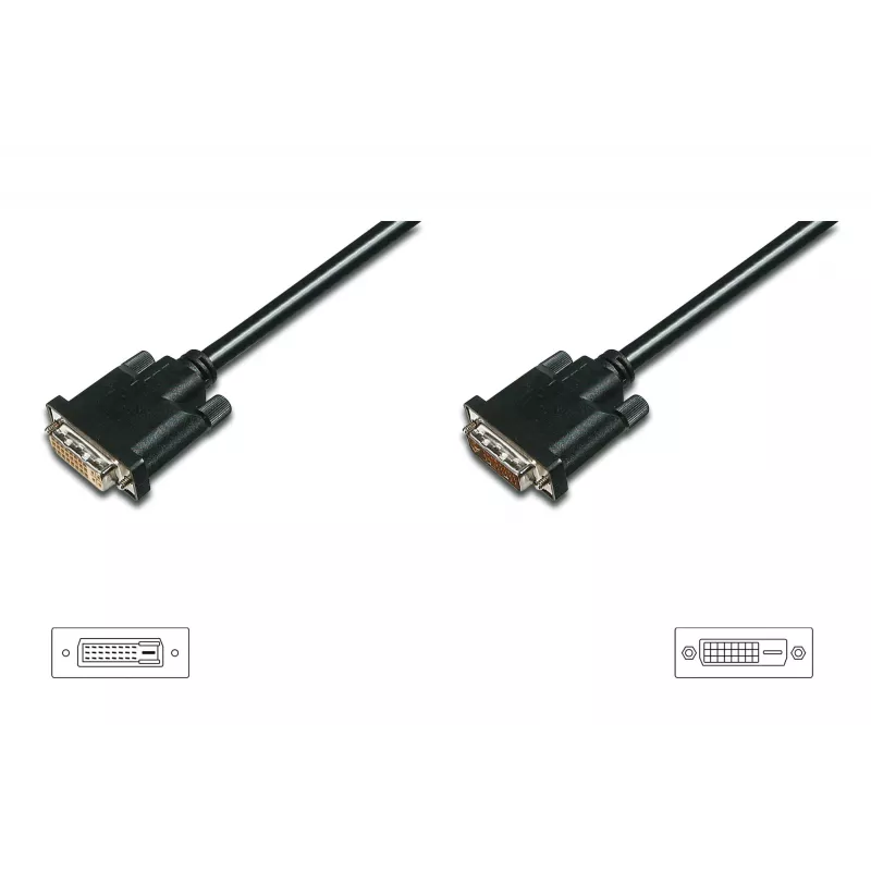 DIGITUS ASSMANN - Cabo de extensão DVI - Dual Link - DVI-D (F)