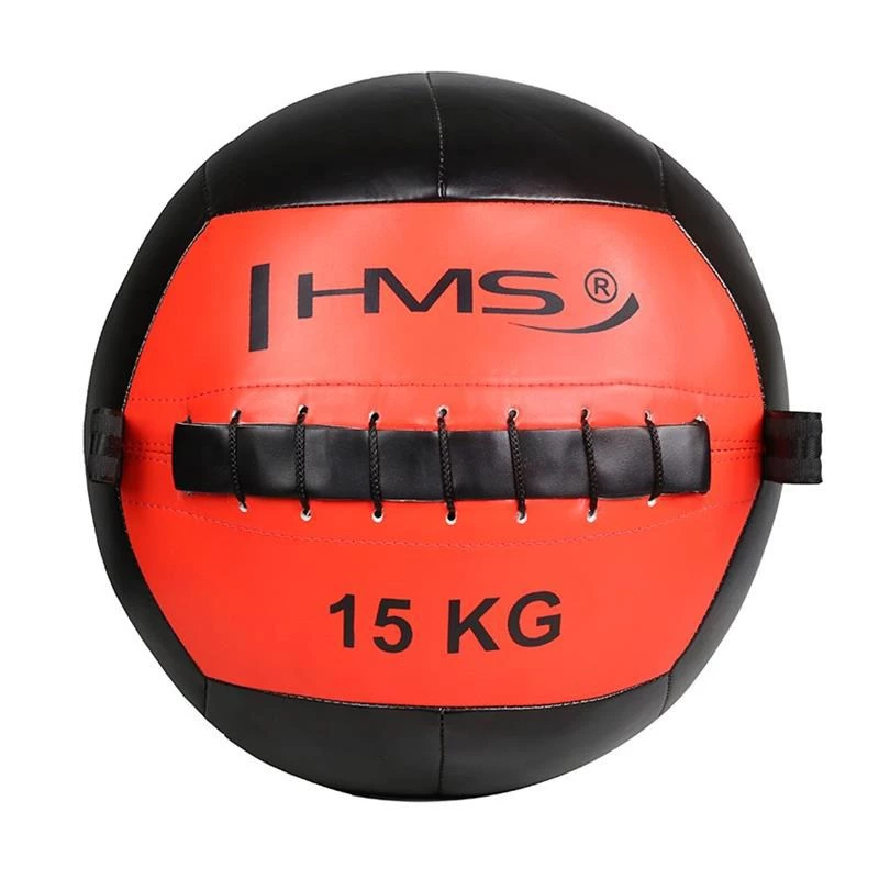 Bola Medicinal HMS Fitness WLB15 15 kg Preto, Laranja