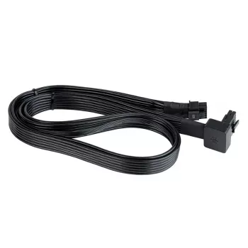Cabo SilverStone SST-PP14-90 12VHPWR, 90 graus, 650 mm, preto