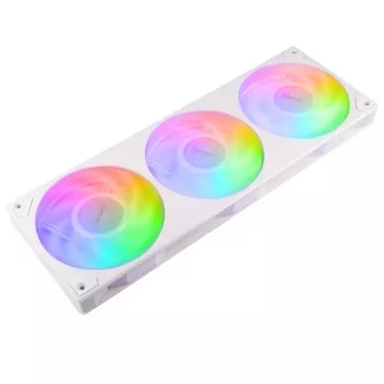Ventoinha de caixa AKASA Vegas A36 120mm ARGB - branca (pack de 3)