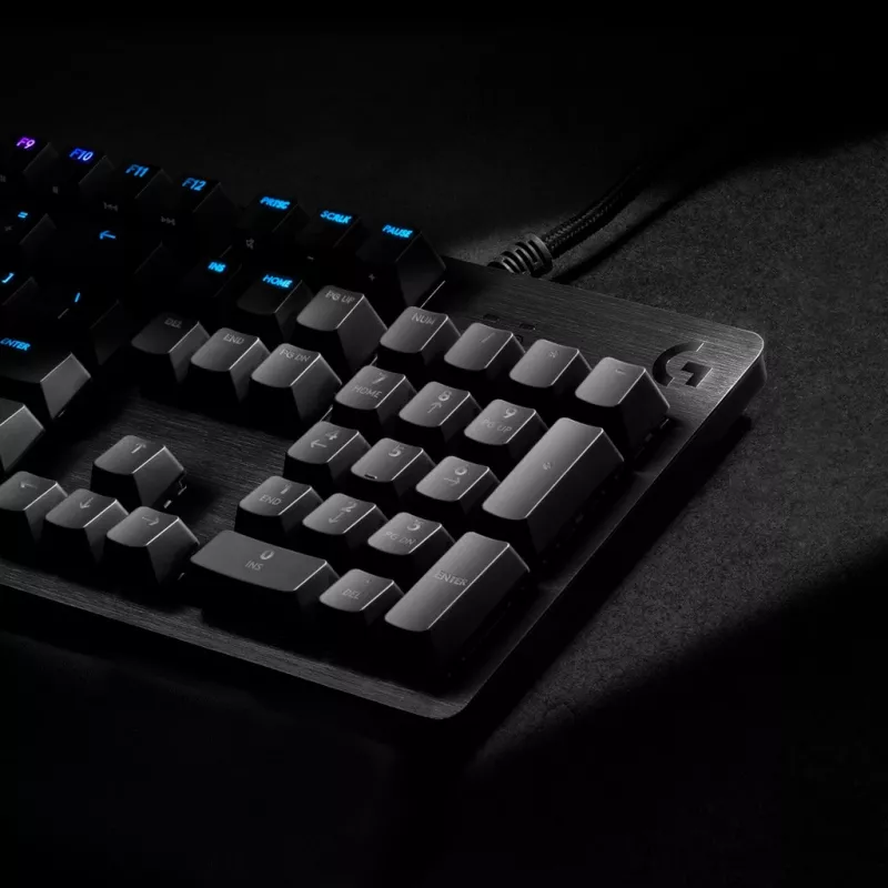 Teclado de gaming Logitech G512, Preto, com fios, layout suíço, 920-009347