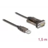 Adaptador USB 2.0 Type-A para série RS-232 D-Sub 9 pinos macho DeLOCK 62646