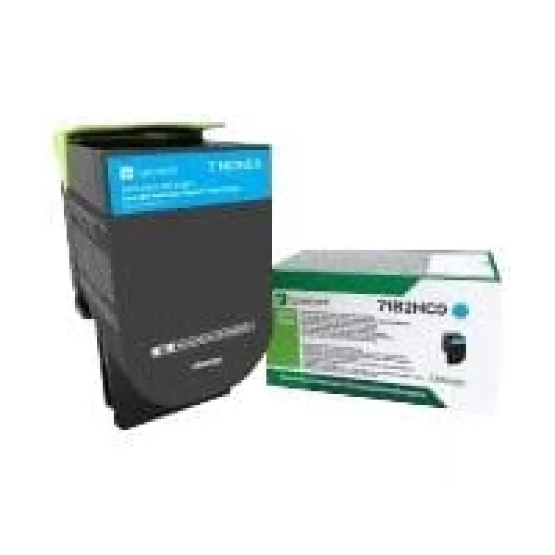 Cartucho de toner Lexmark 71B2HC0 1 unid. Original Ciano