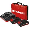 Berbequim de Punho Pistola Einhell TE-CD 18 Li-i BL, 1,69 kg, bucha de aperto rápido, bateria 2 Ah