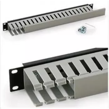 Painel 19 polegadas 1U Triton RAB-VP-X02-A1 com guia de cabos individual