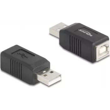 Adaptador de cabo DeLOCK 67202 USB Type-A USB Type-B preto
