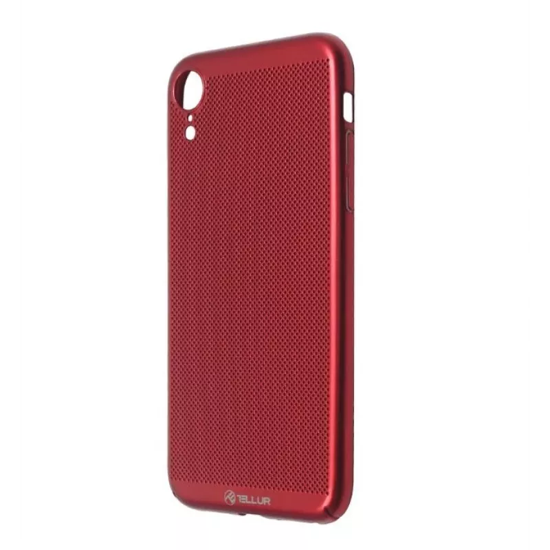 Capa para telemóvel Tellur para iPhone XR — vermelha, design de dissipação de calor