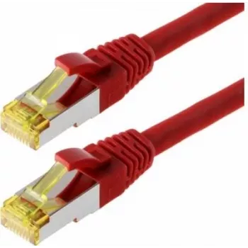 Cabo de rede Helos Cat 6a S/FTP 1,5 m vermelho