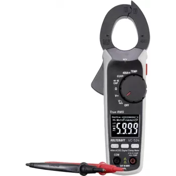 VOLTCRAFT VC-524 multímetro de pinça digital CAT III 600 V visor (contagens): 6000 (VC-13772760)