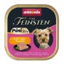 animonda Vom Feinsten Adult Mini com frango, ganso e salsa comida húmida para cães, 100 g
