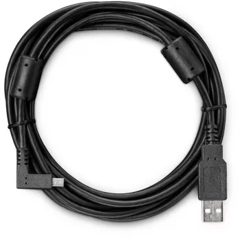 Cabo USB WACOM 3 m com ficha USB-A, modelo ACK4220601, preto