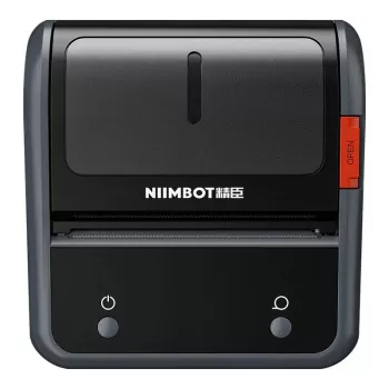 Impressora de etiquetas térmica NIIMBOT B3S_P 300 dpi Bluetooth portátil, cinzento