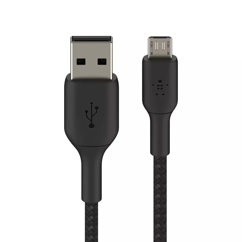 Cabo USB Belkin CAB007bt1MBK 1m USB A Micro-USB A Preto