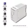 Fonte de alimentação para calha DIN Qoltec | 40W | 24V | 1.67A | branco | slim