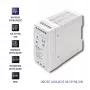 Fonte de alimentação para calha DIN Qoltec | 40W | 24V | 1.67A | branco | slim