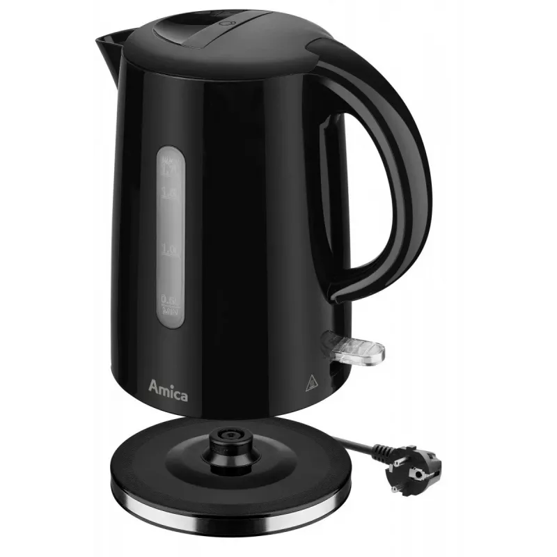 Amica KF1002 chaleira elétrica, 1,7 L, preta