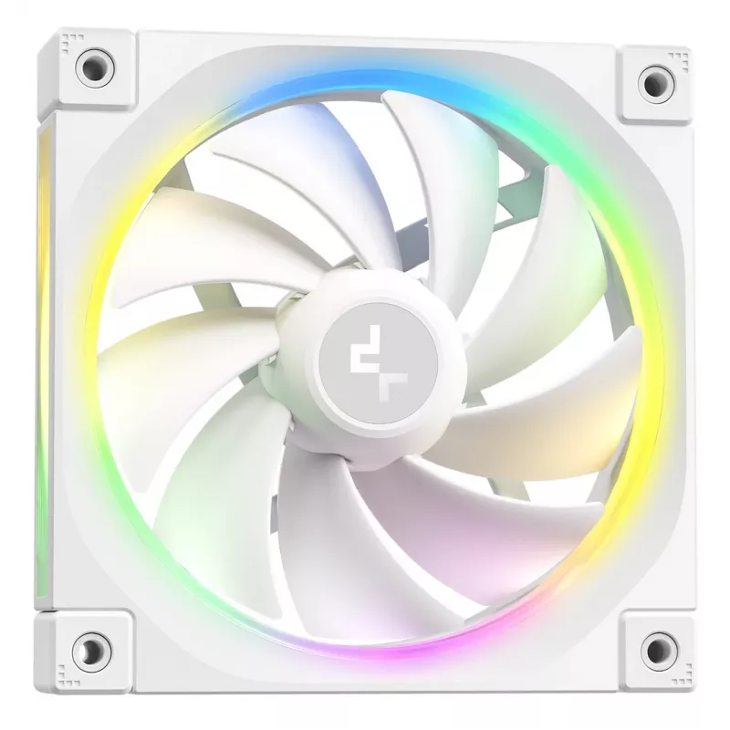 Refrigerador líquido DeepCool LQ360 White, radiador de 360 mm, ventoinhas RGB