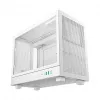 Caixa de computador DeepCool CH160 PLUS WH Small Form Factor branca, microATX, vidro temperado, USB-C