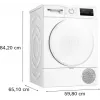 Bosch WTH83277PL máquina de secar roupa de instalação livre 8 kg