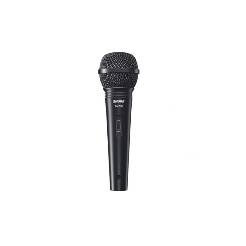Shure SV200 microfone de karaoke preto