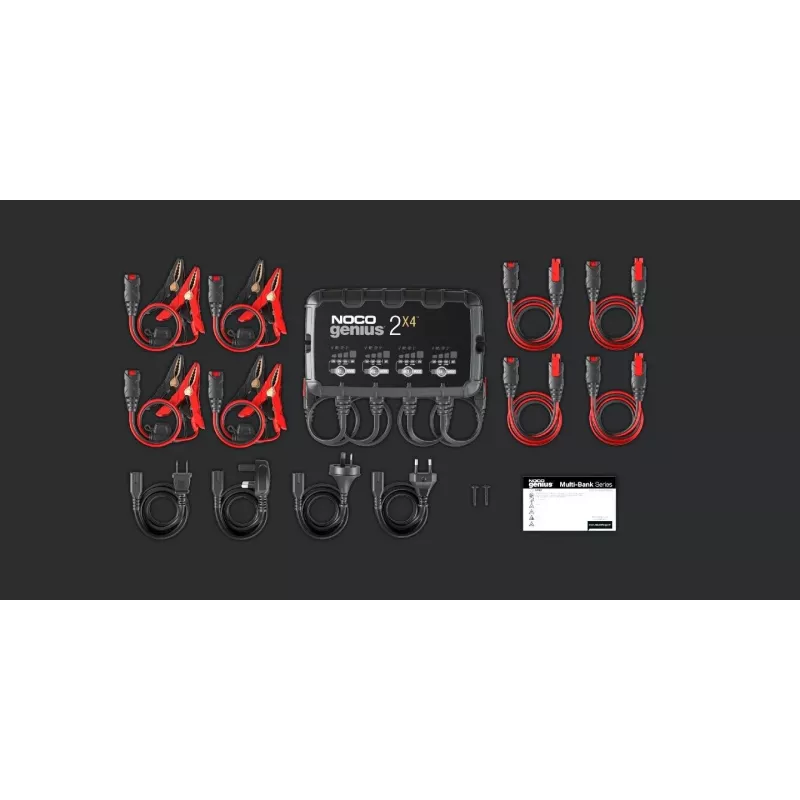 Carregador GENIUS2X4 8A 4 saídas