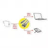 ROLINE - Cabo USB - USB-C de 24 pinos (M) para USB-C de 24 pinos (M) - USB 2.0 - 1,85 m - Alimentação USB (100 W) - Preto (11.02.8308)
