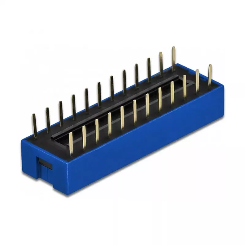Interruptor DIP para placas de circuito DELOCK 66388, plástico azul, 10 unid., 31,9×9,9×5,5 mm