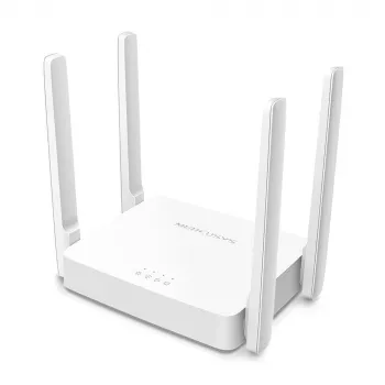 Router de secretária MERCUSYS AC10 Dualband 2,4/5 GHz Wi‑Fi 5, 4 antenas externas, 1x Fast Ethernet (WAN/LAN)