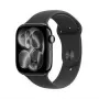 Smartwatch Apple Watch S11 Cell 46mm com bracelete desportiva preta — Apple MFC94WF/A
